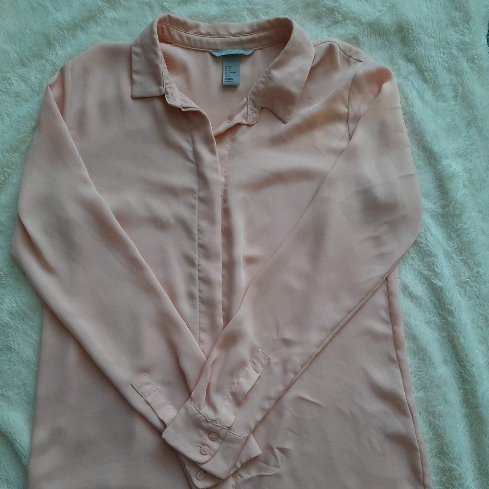 Flowy Coral Blouse
